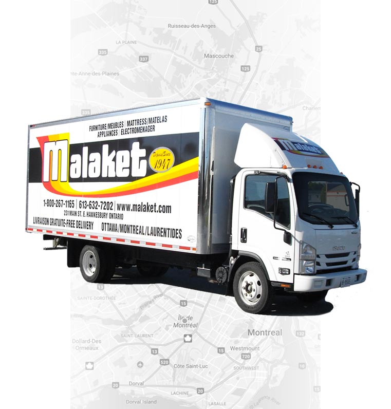 Malaket delivery truck
